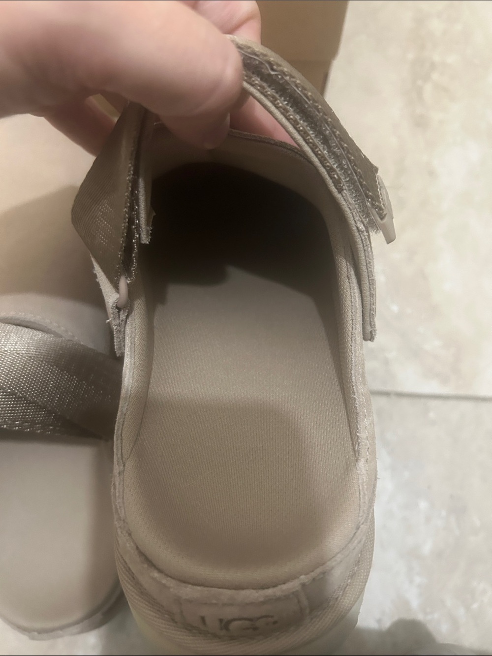 UGG Goldenstar Slip-On Clog - Sand (women’s) - Picture 9 of 12